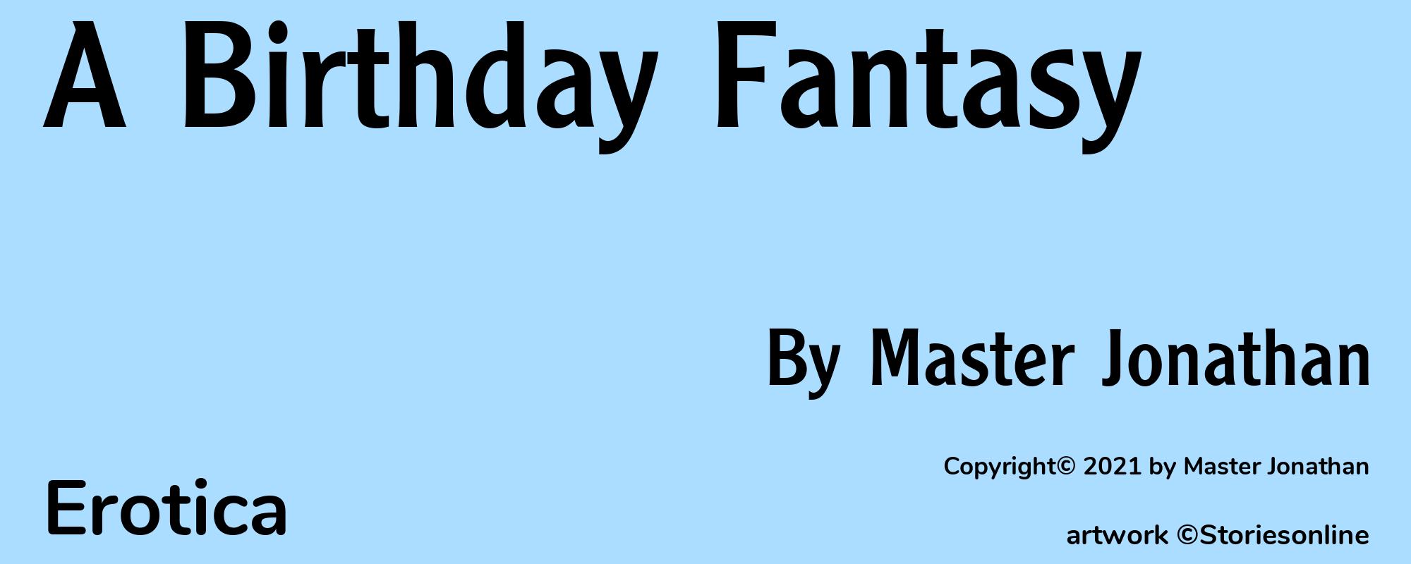 A Birthday Fantasy - Cover