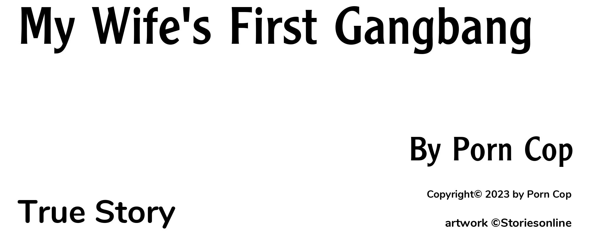 My Wife's First Gangbang - Cover