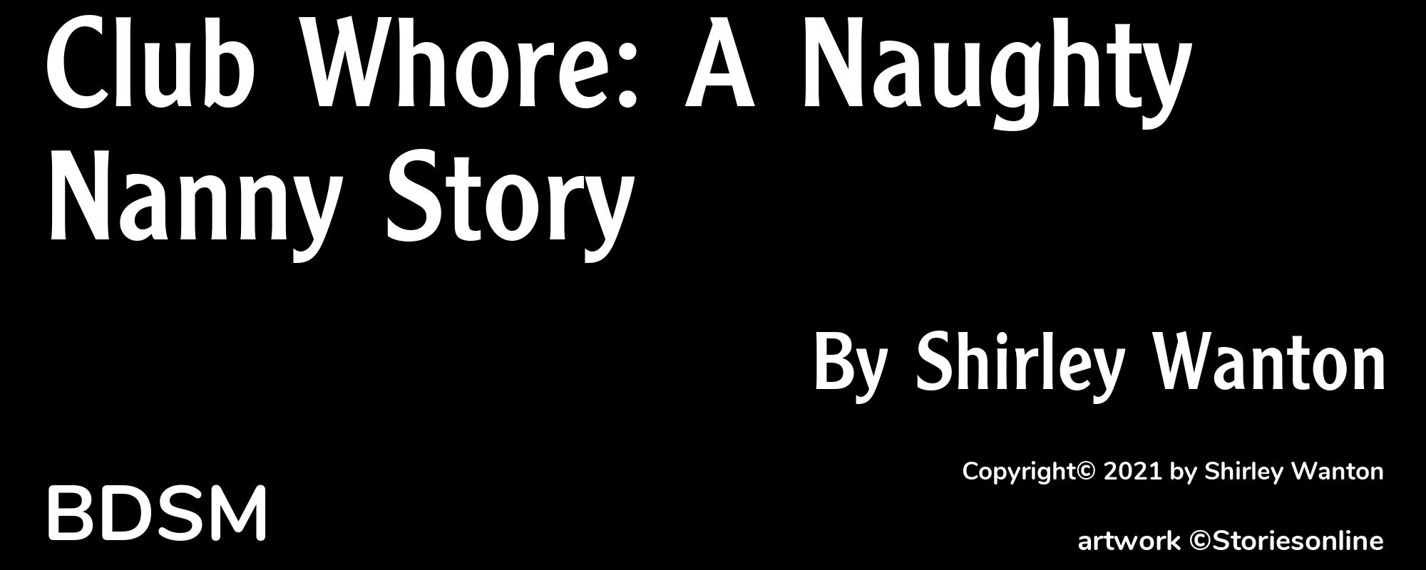 Club Whore: A Naughty Nanny Story - Cover