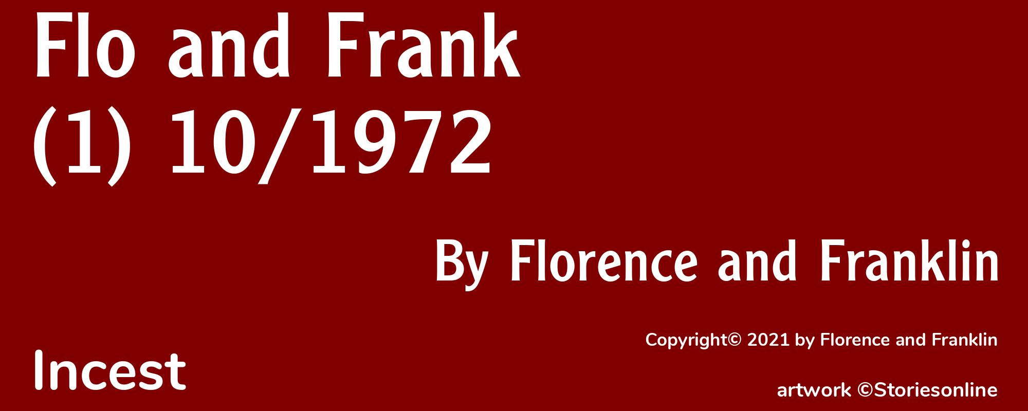 Flo and Frank (1) 10/1972 - Cover