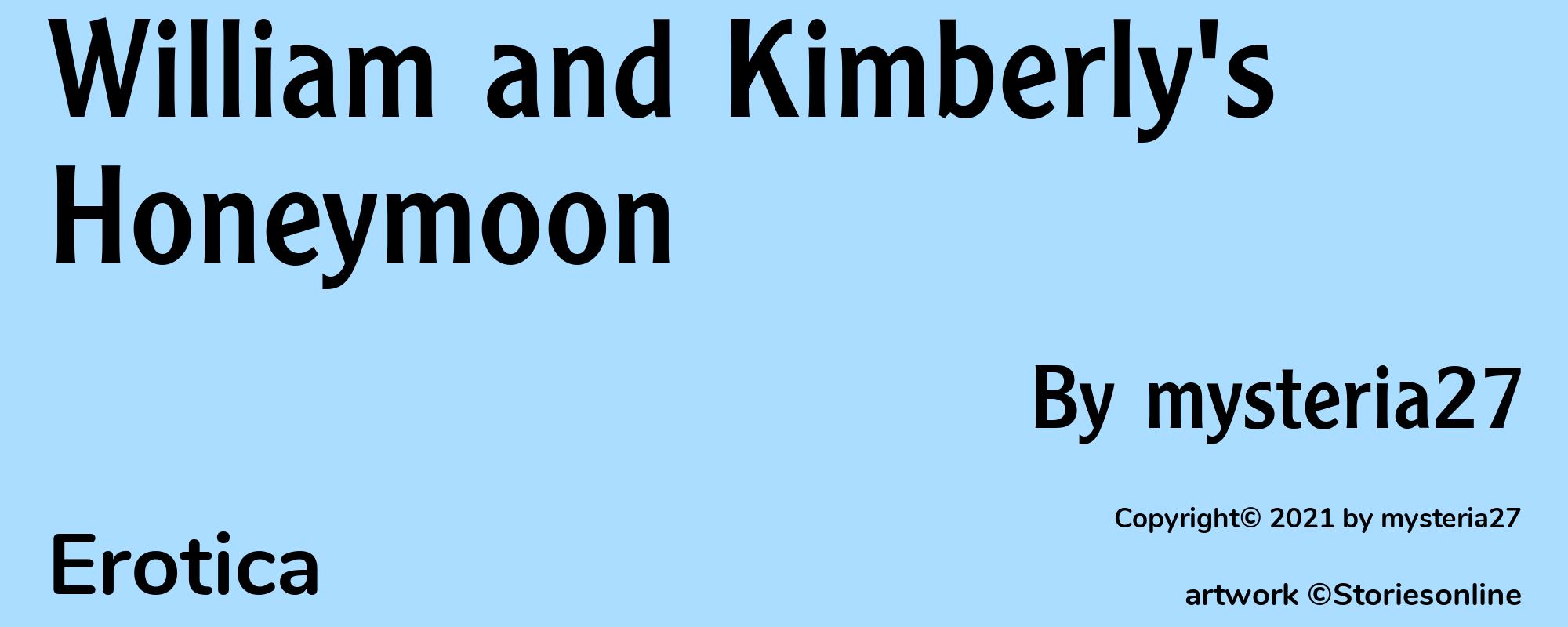 William and Kimberly's Honeymoon - Cover