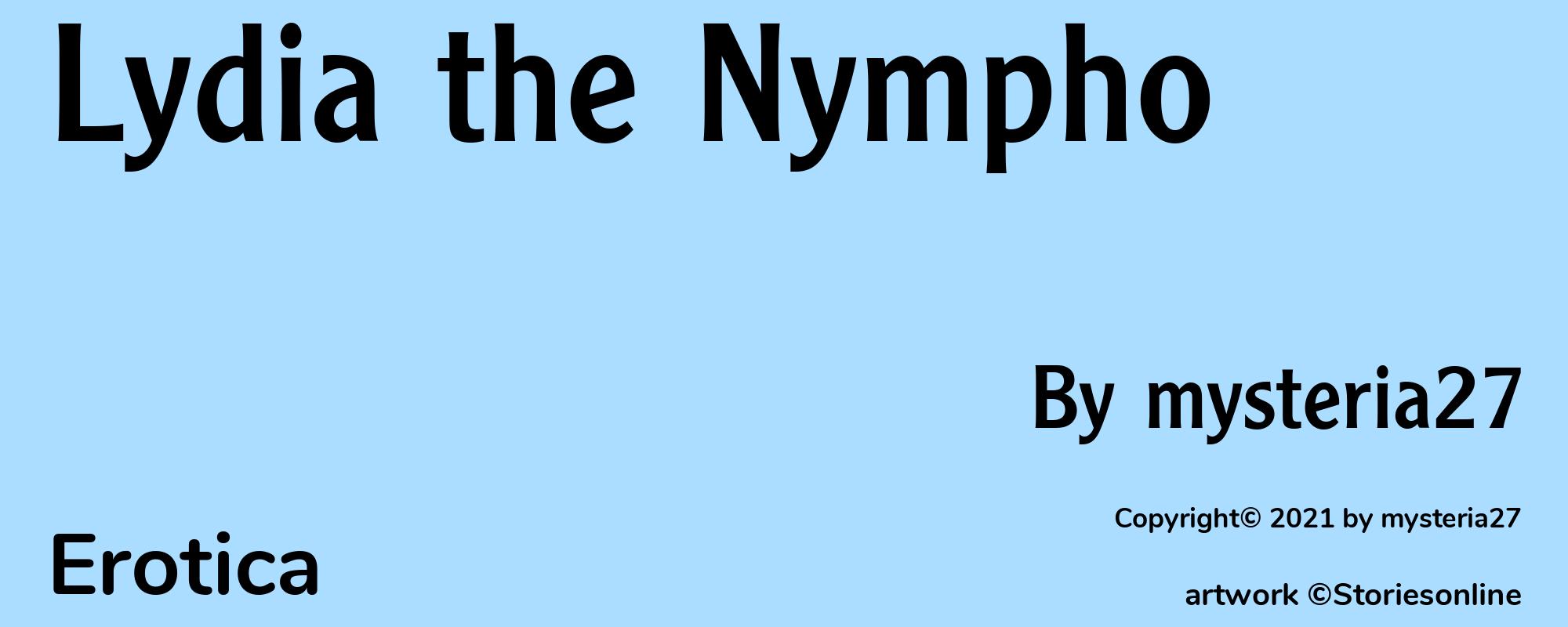 Lydia the Nympho - Cover