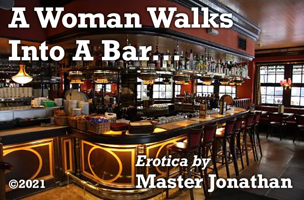 A Woman Walks Into A Bar... - Cover