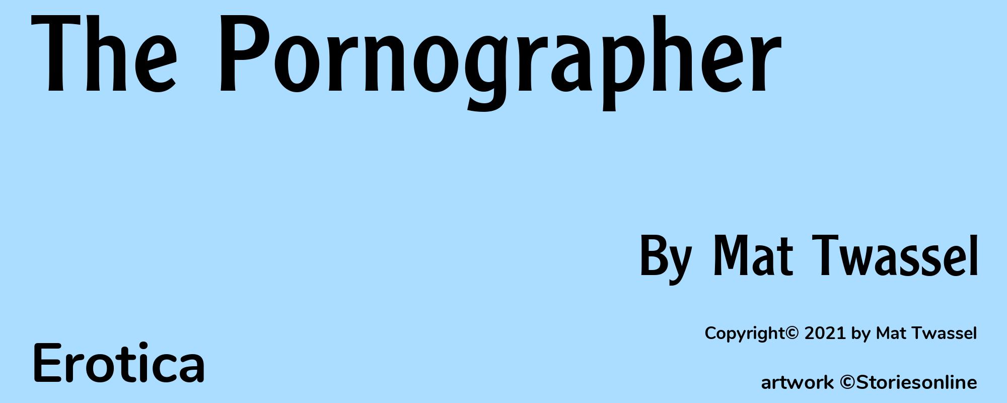 The Pornographer - Cover