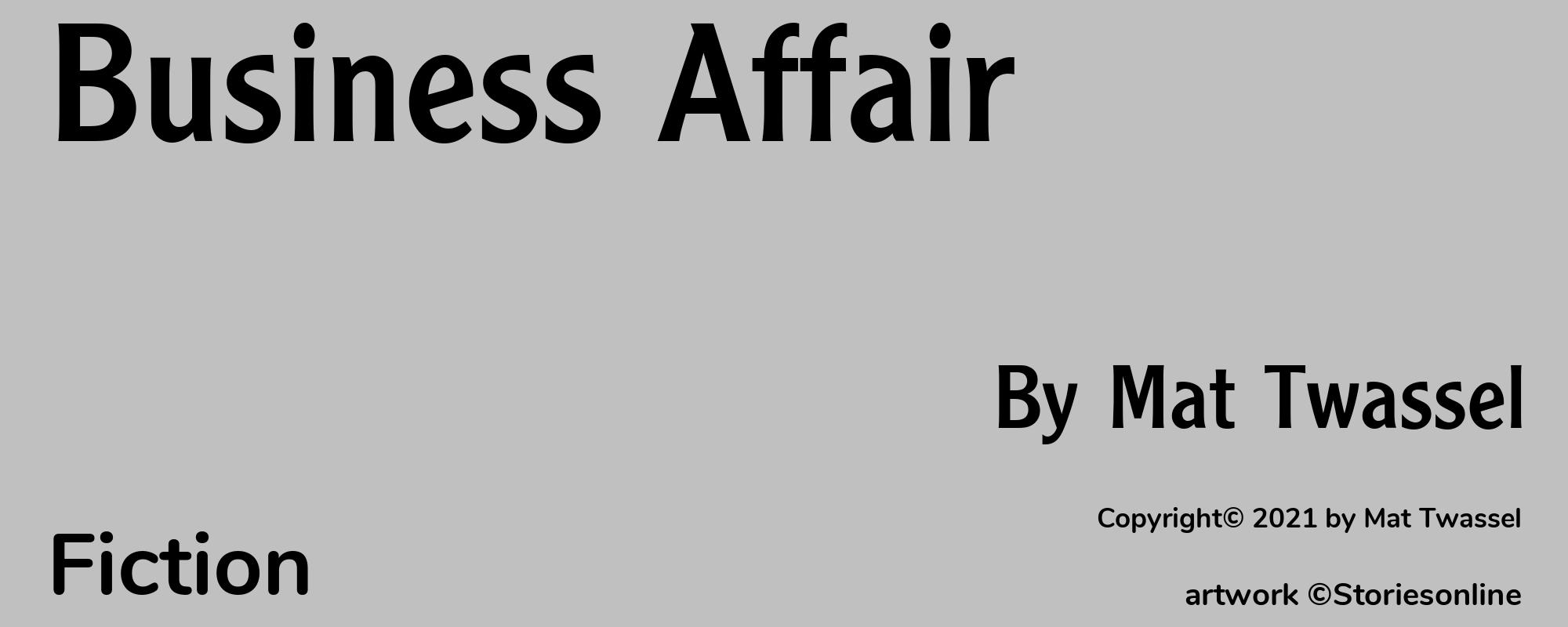 Business Affair - Cover