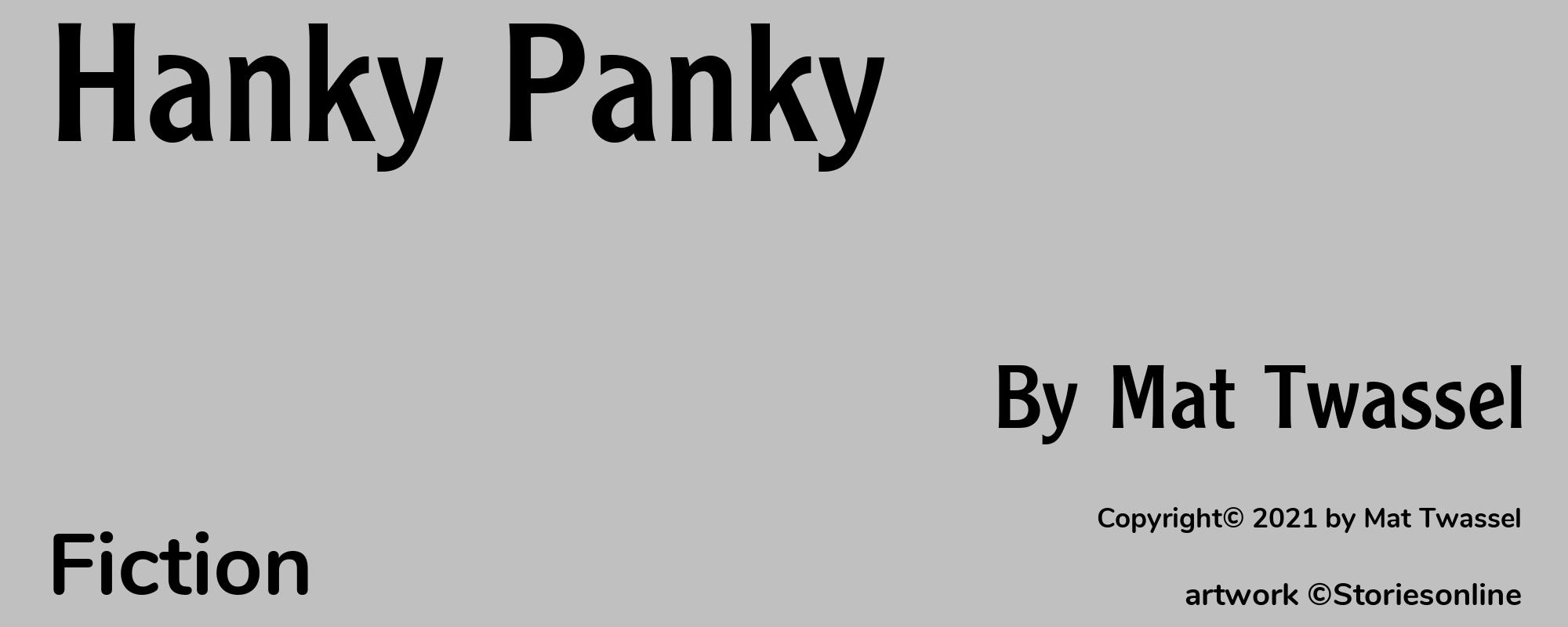 Hanky Panky - Cover