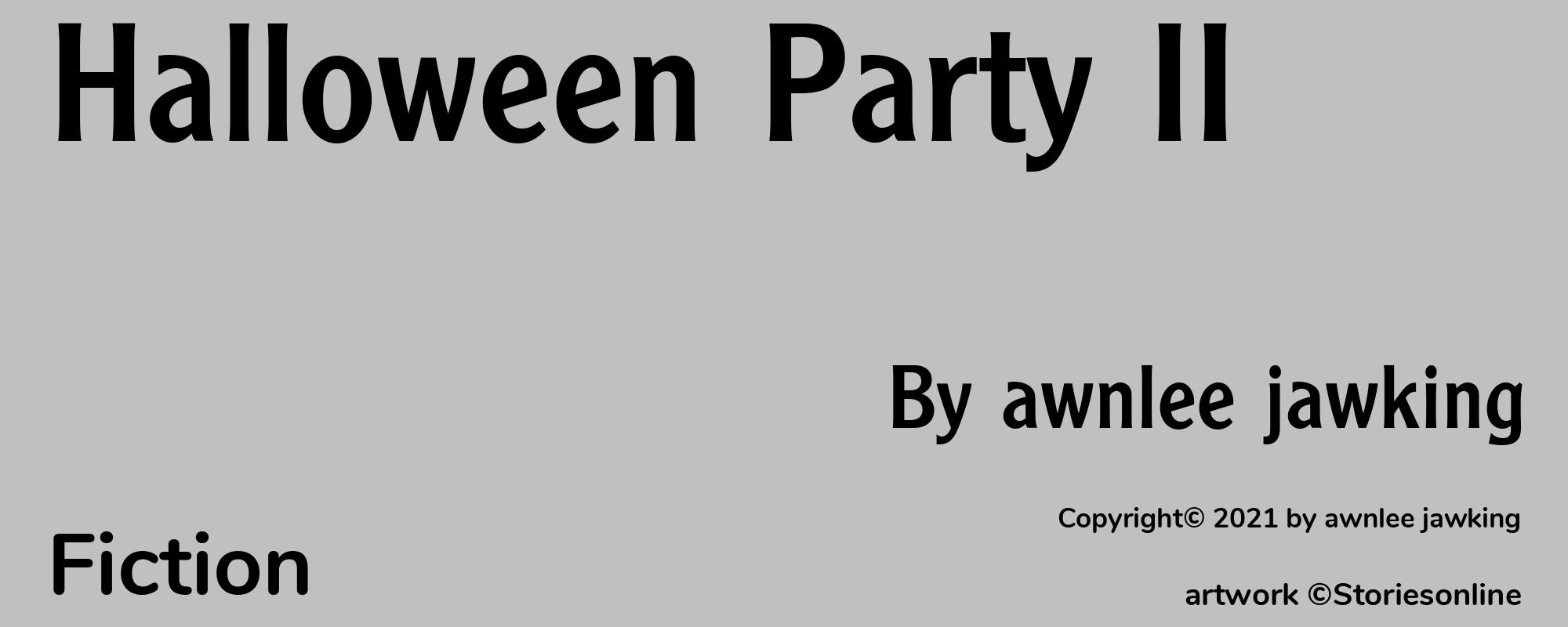 Halloween Party II - Cover