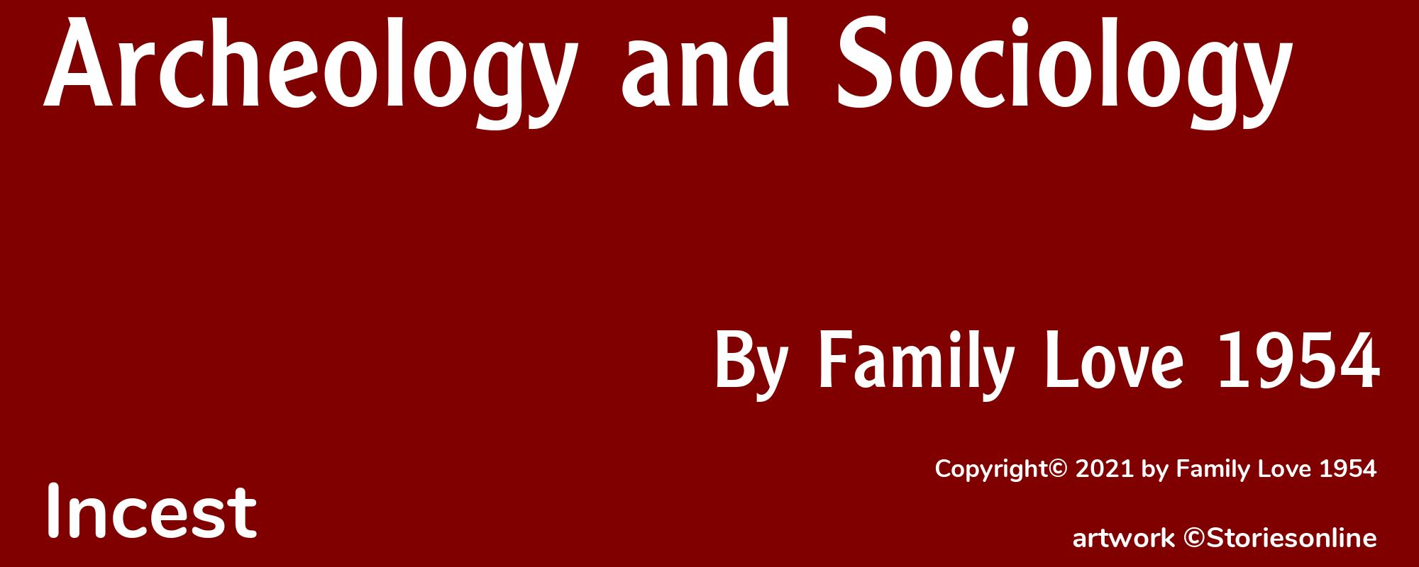 Archeology and Sociology - Cover