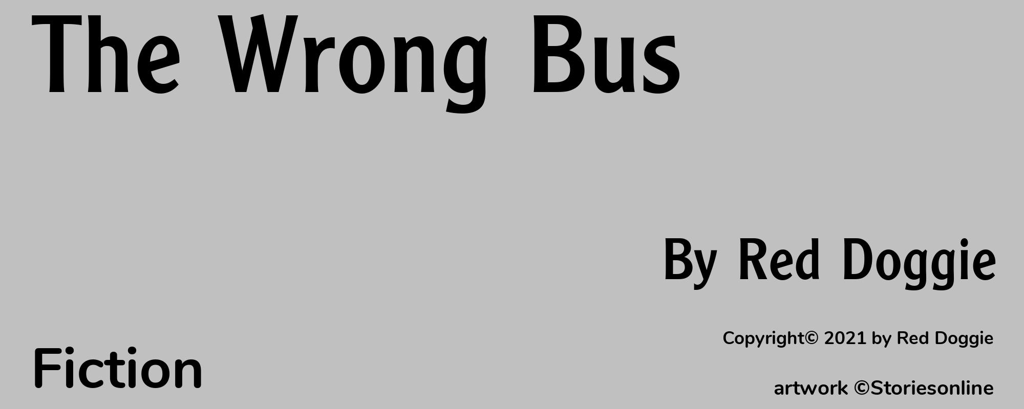 The Wrong Bus - Cover