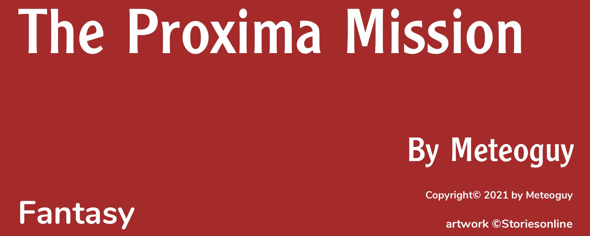 The Proxima Mission - Cover
