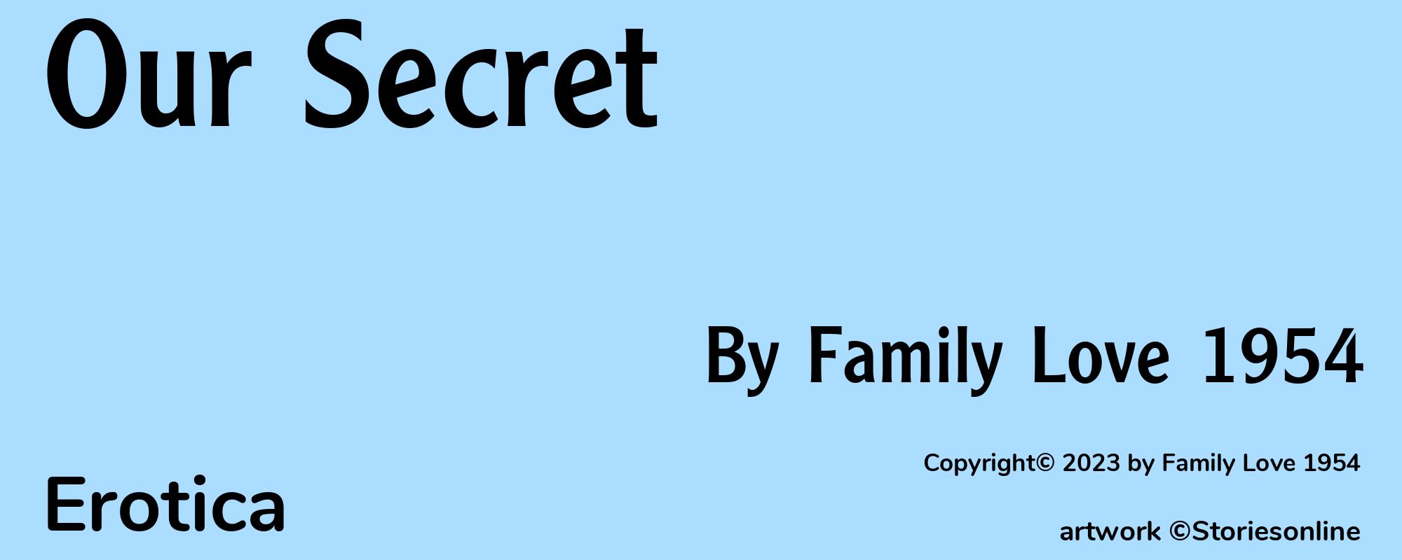 Our Secret - Cover