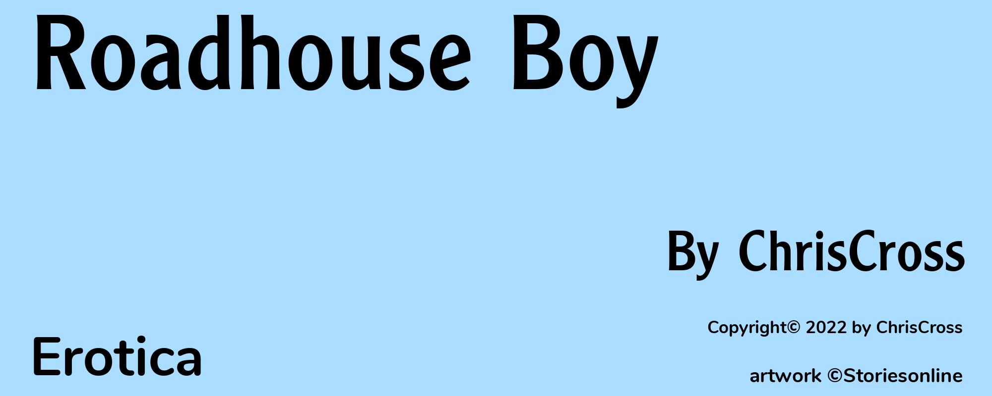 Roadhouse Boy - Cover