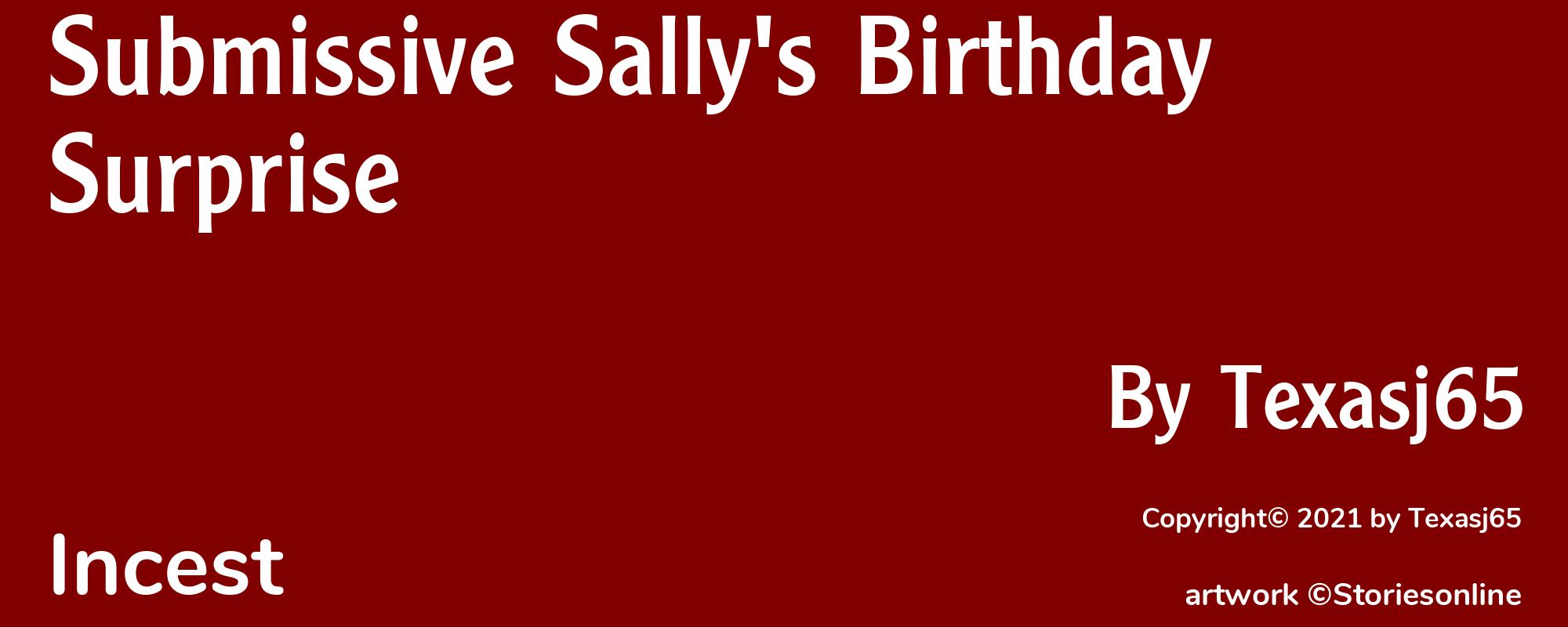 Submissive Sally's Birthday Surprise - Cover