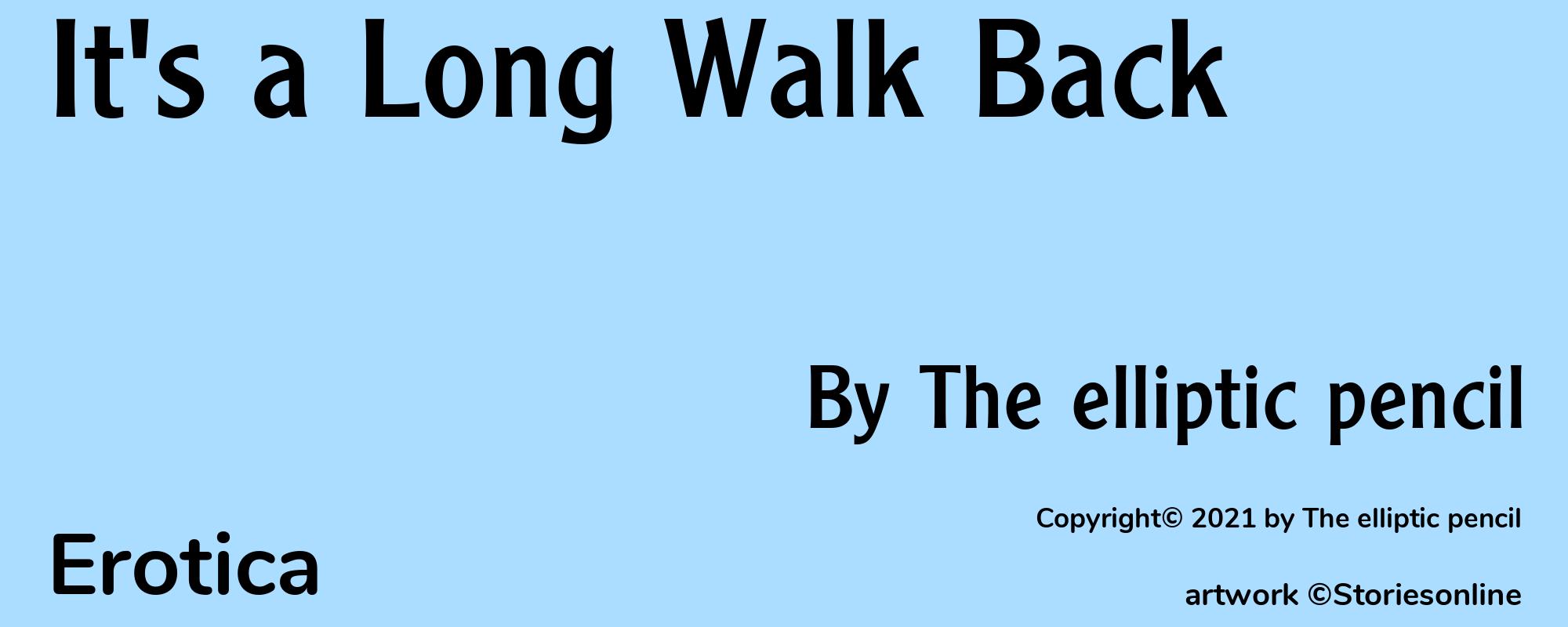 It's a Long Walk Back - Cover