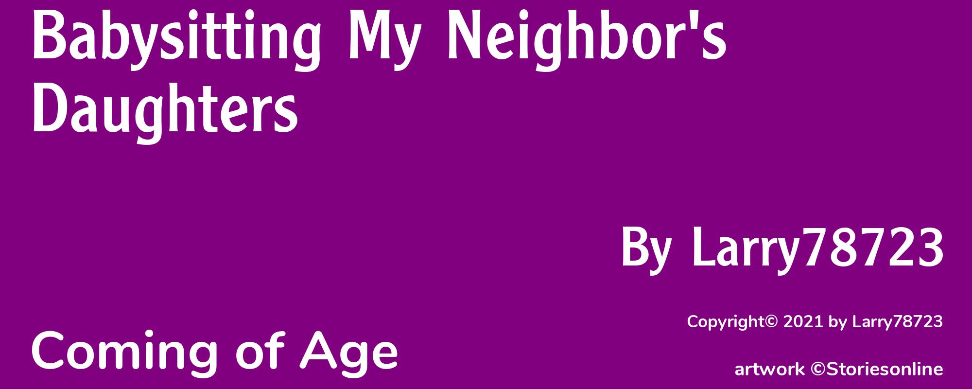 Babysitting My Neighbor's Daughters - Cover