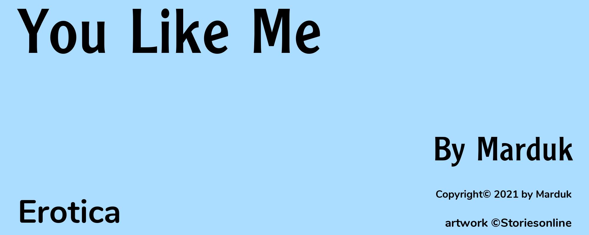 You Like Me - Cover