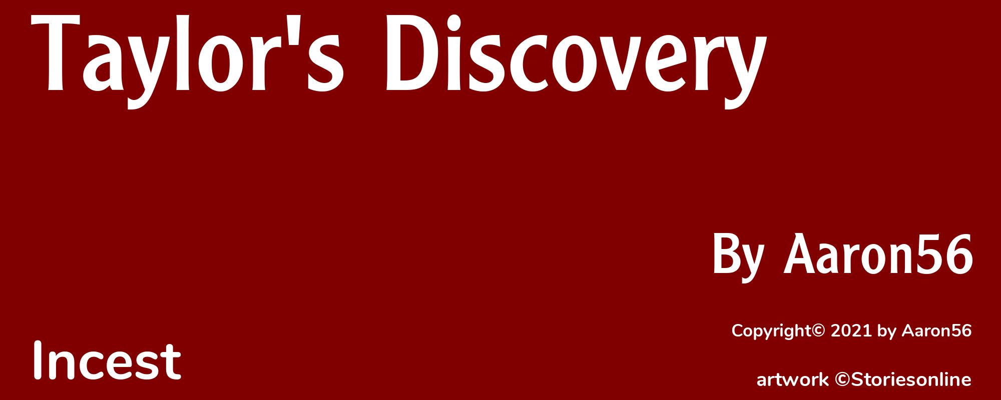 Taylor's Discovery - Cover