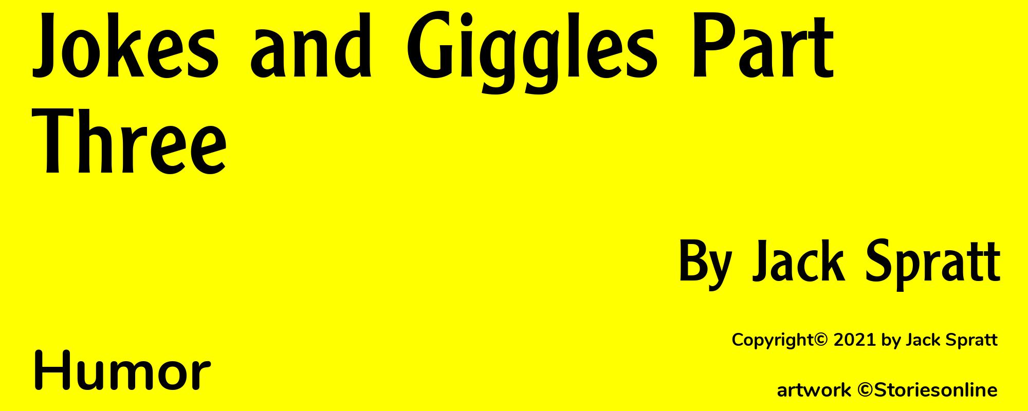 Jokes and Giggles Part Three - Cover
