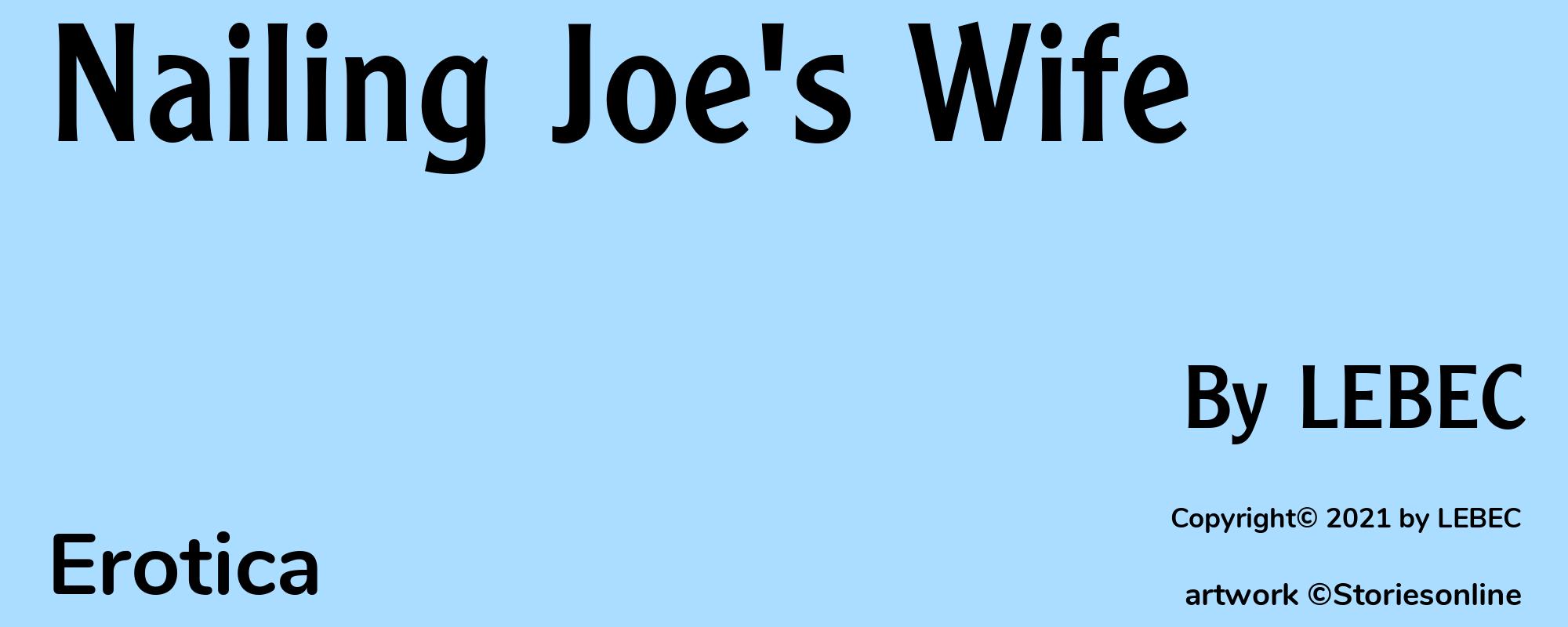 Nailing Joe's Wife - Cover