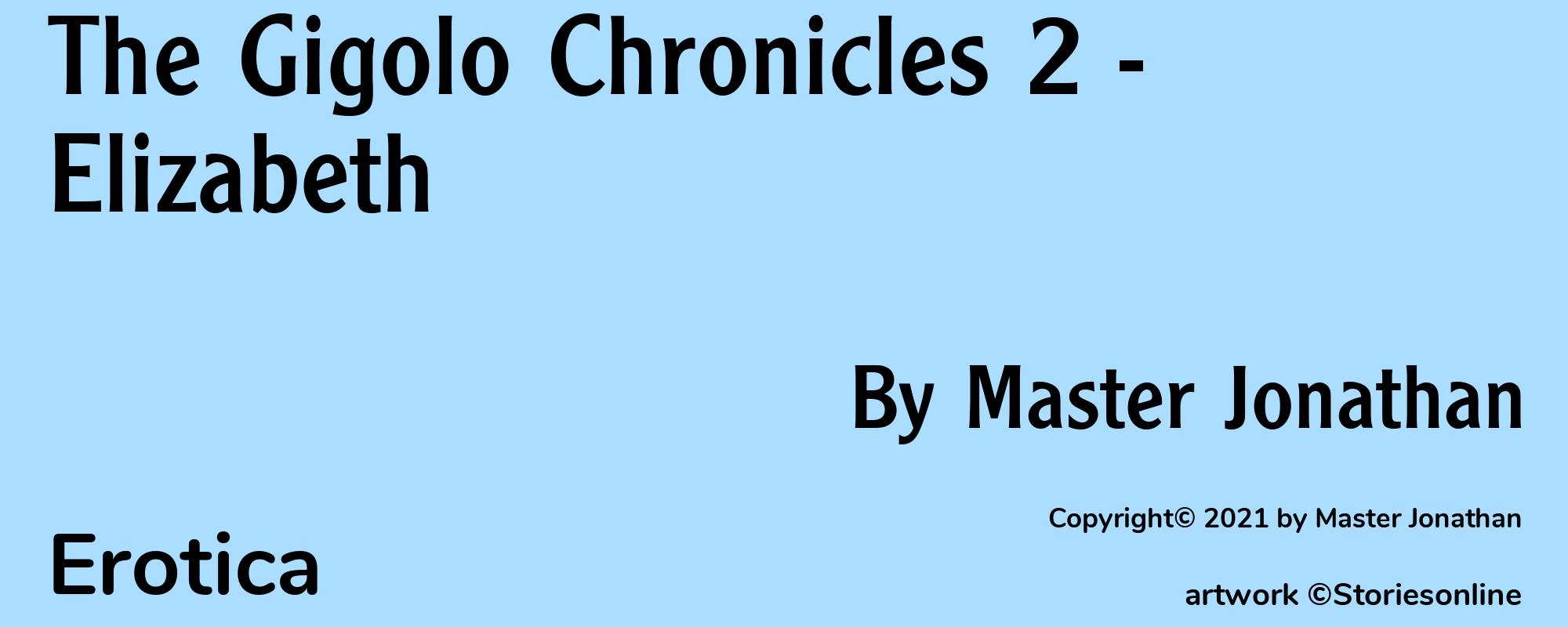 The Gigolo Chronicles 2 - Elizabeth - Cover