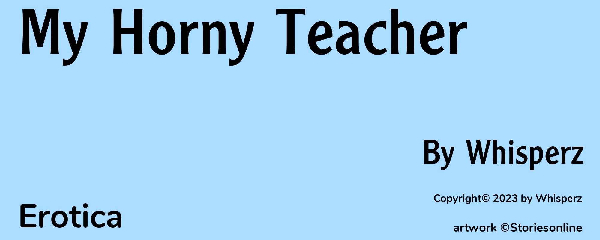 My Horny Teacher - Cover