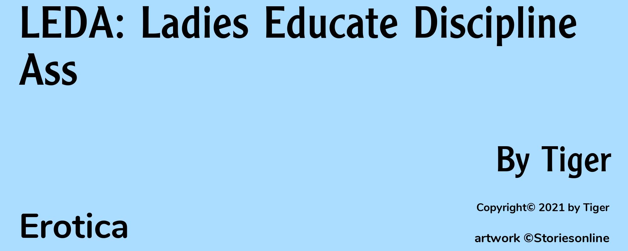 LEDA: Ladies Educate Discipline Ass - Cover