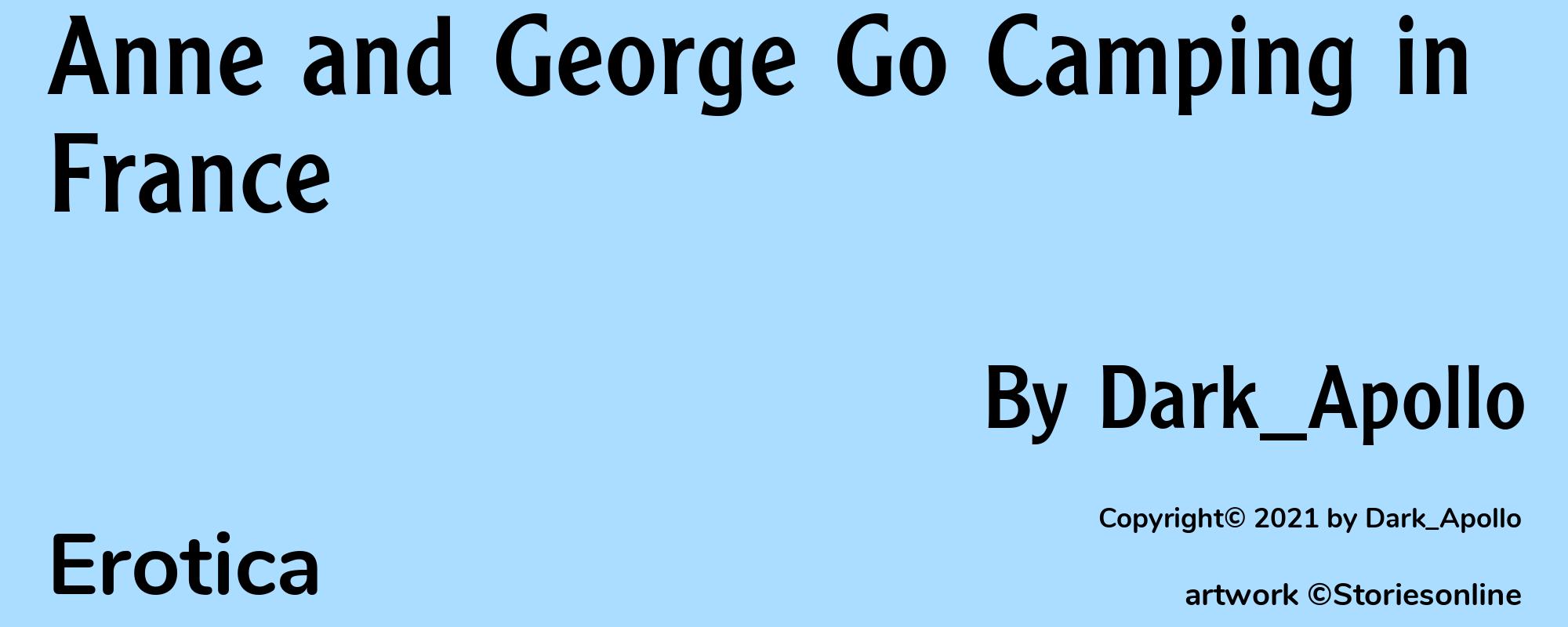 Anne and George Go Camping in France - Cover