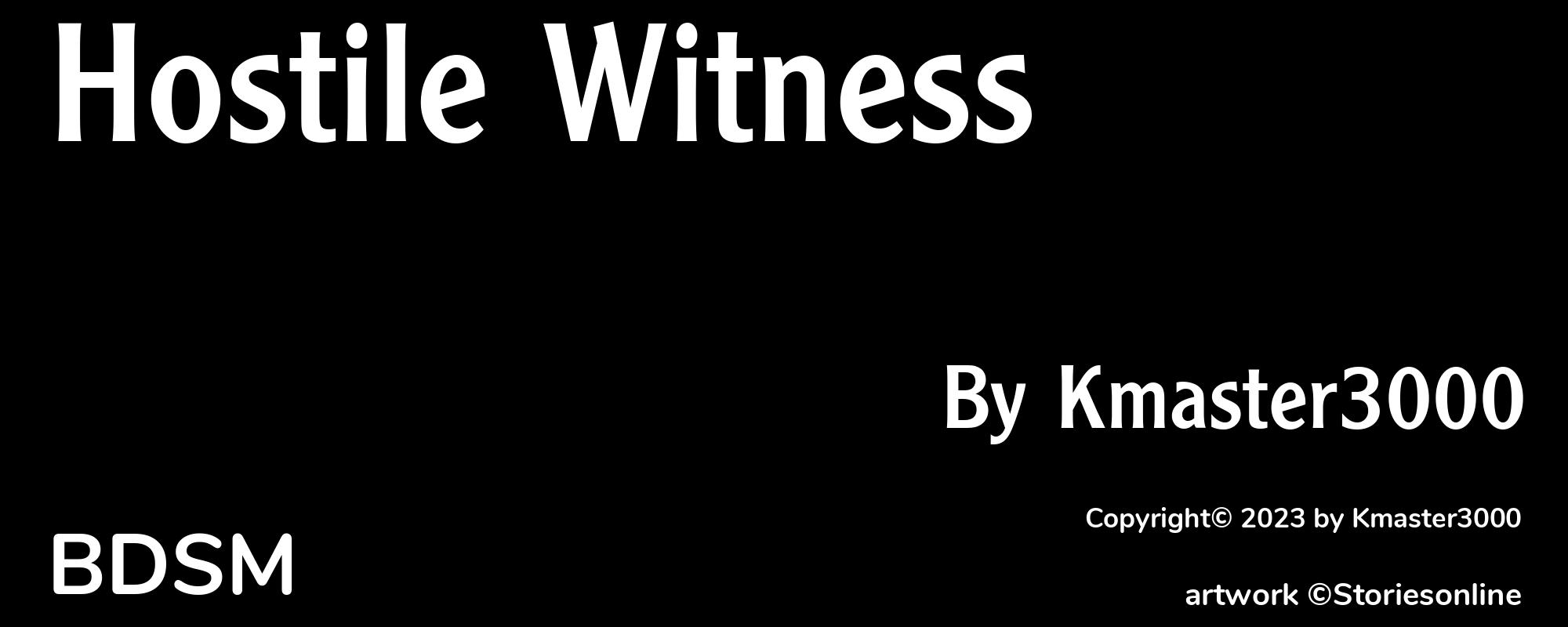 Hostile Witness - Cover