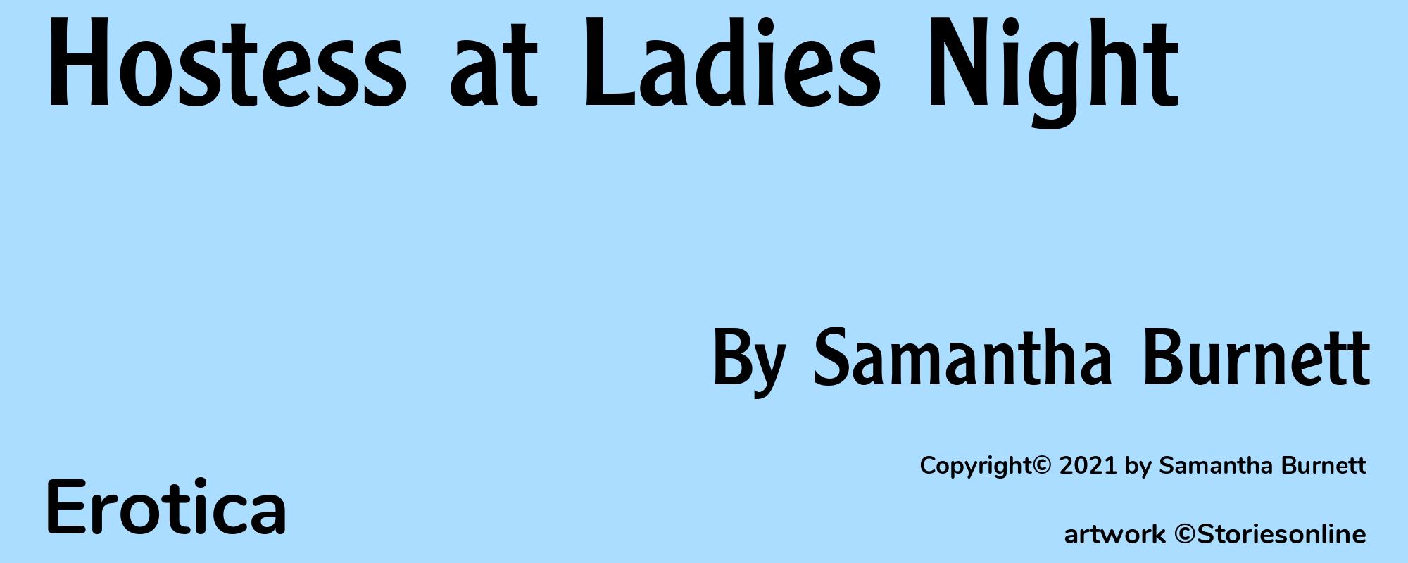 Hostess at Ladies Night - Cover