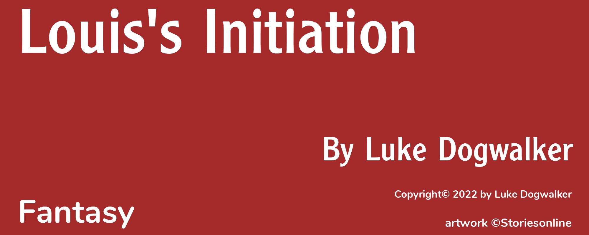 Louis's Initiation - Cover
