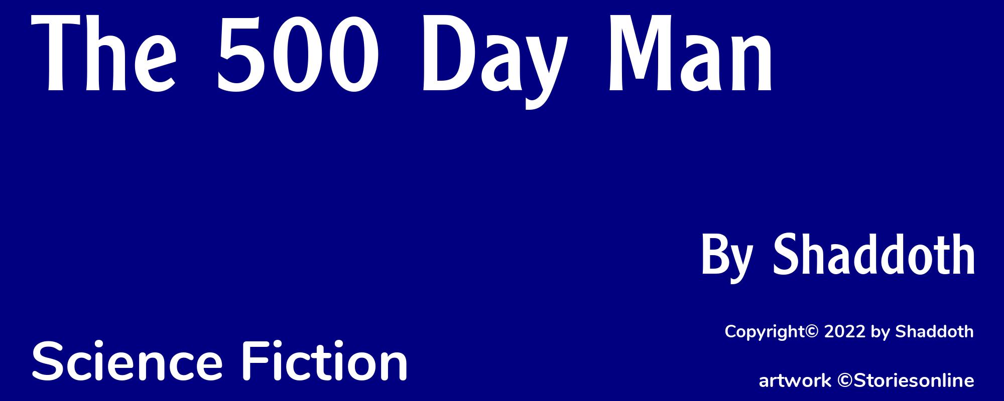 The 500 Day Man - Cover