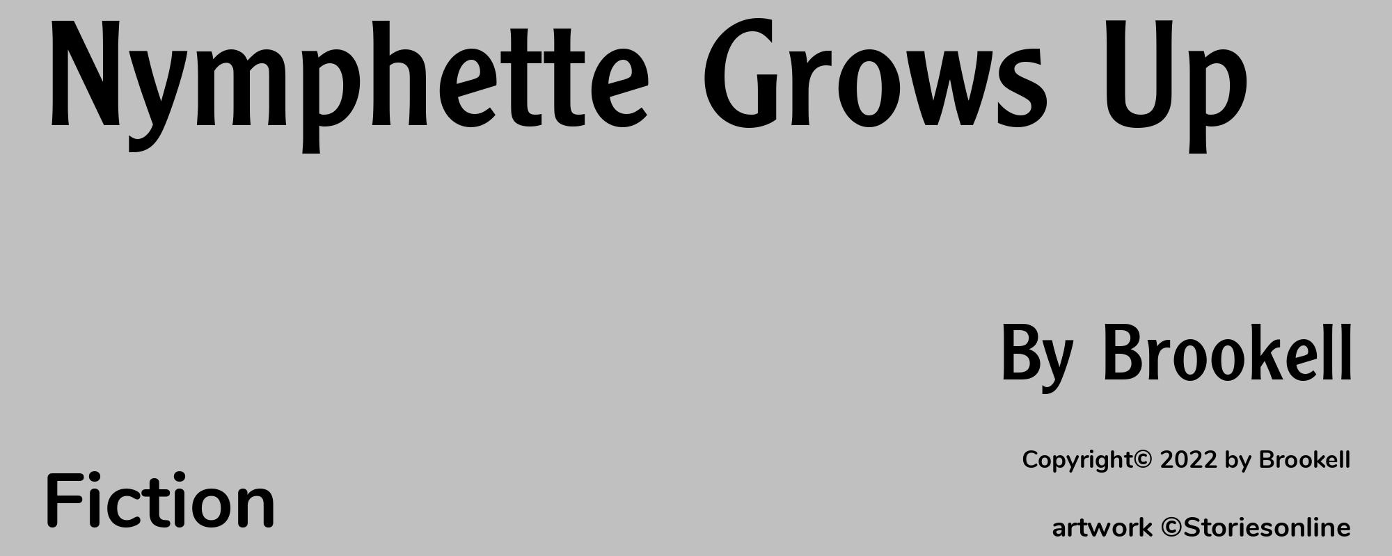 Nymphette Grows Up - Cover