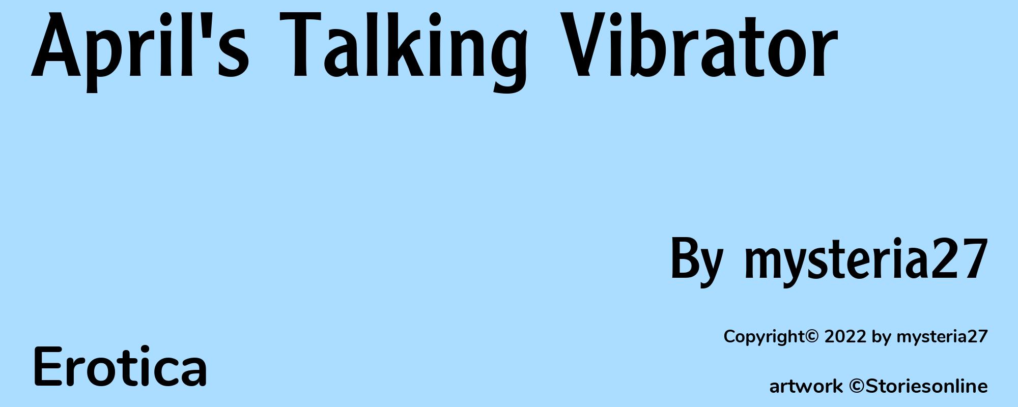 April's Talking Vibrator - Cover