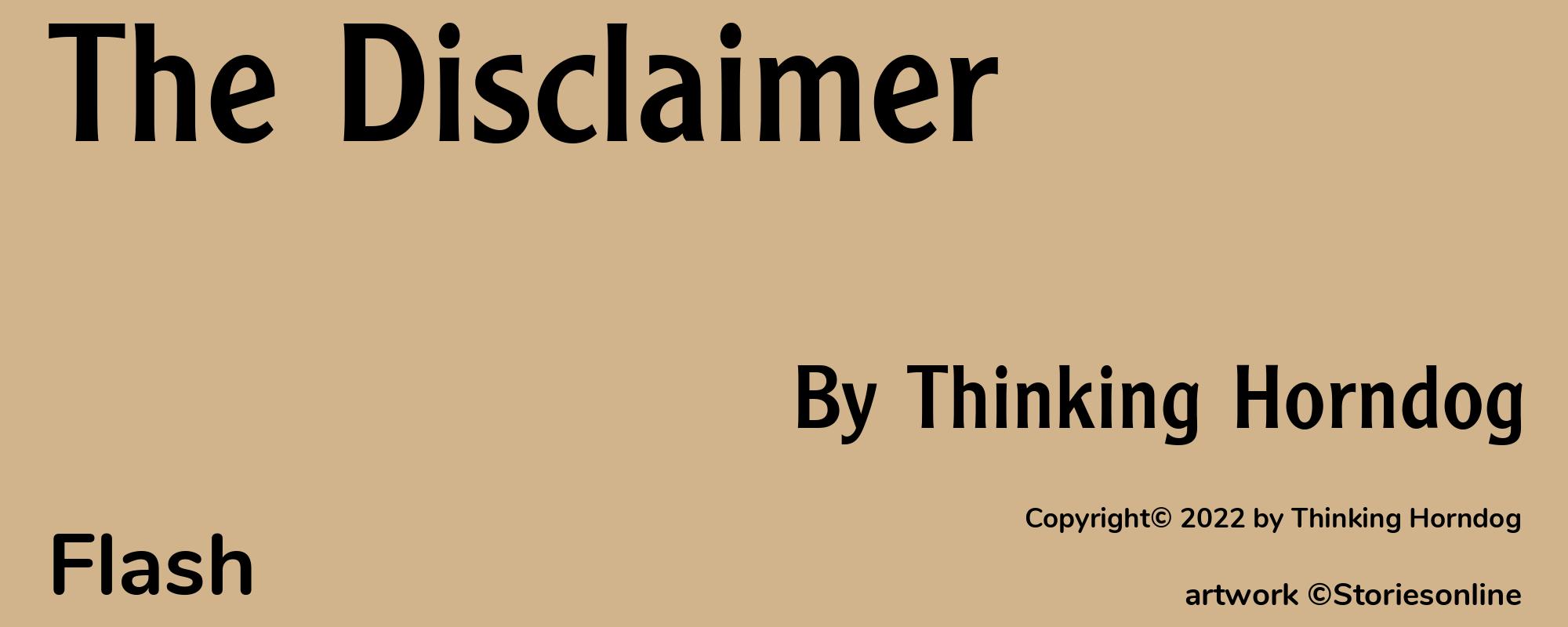 The Disclaimer - Cover