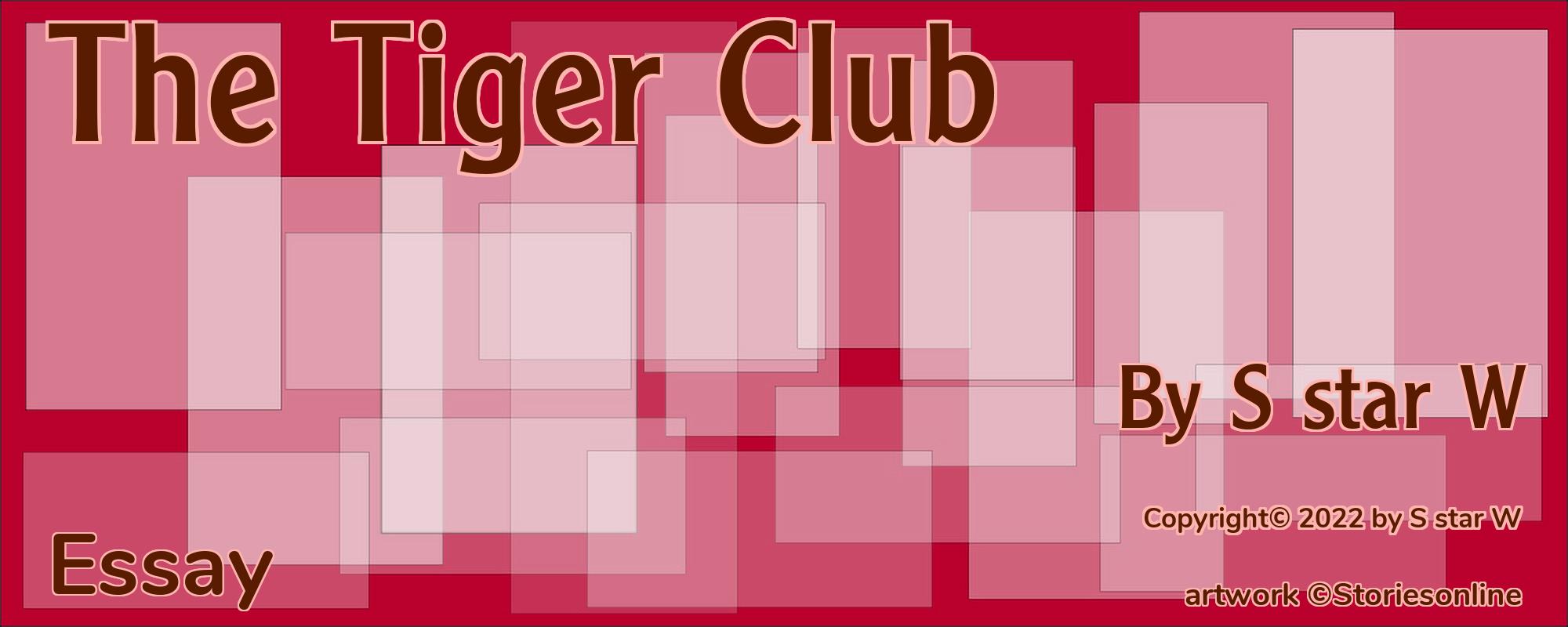 The Tiger Club - Cover