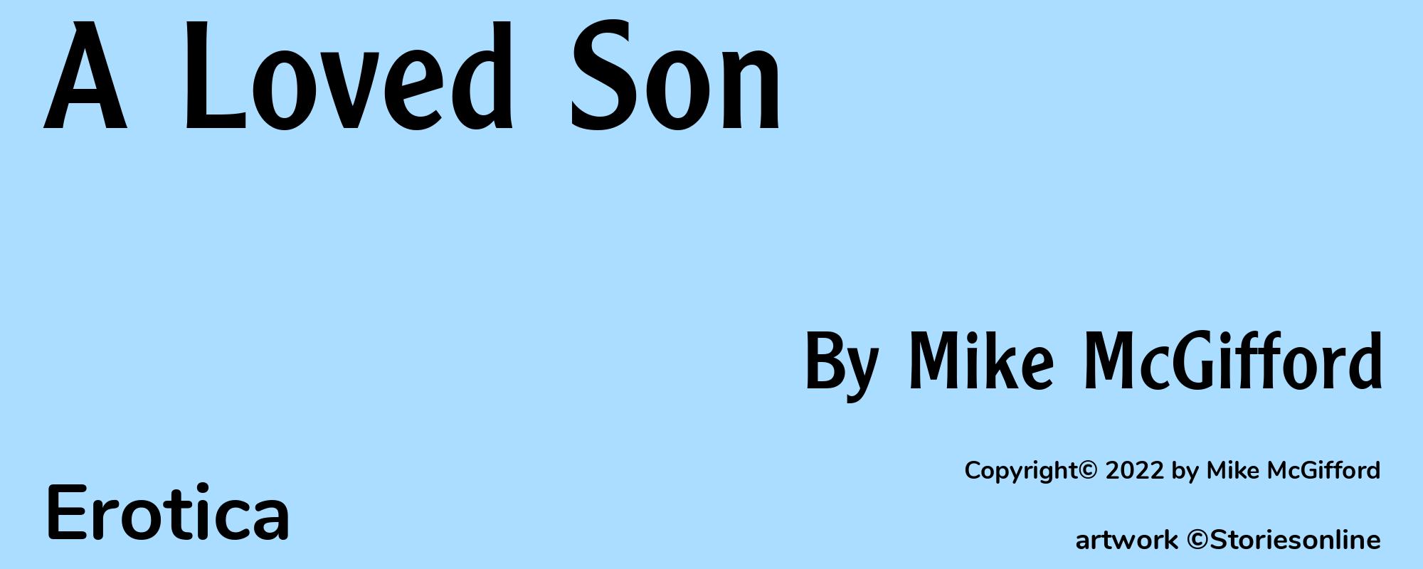 A Loved Son - Cover