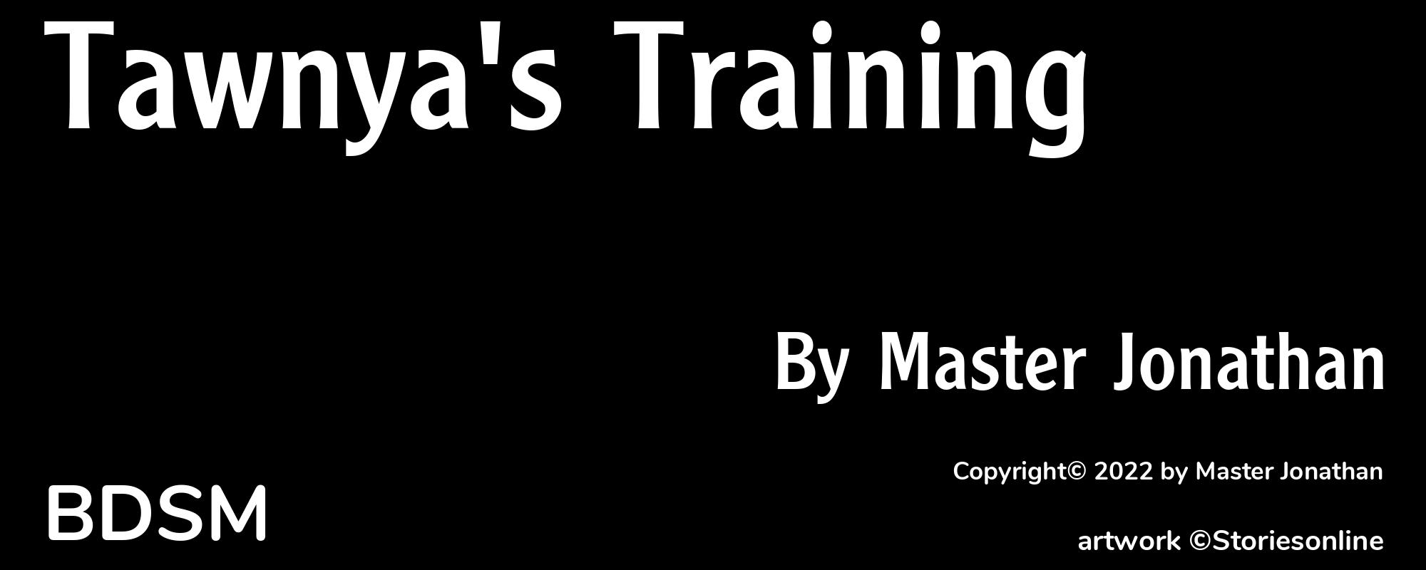 Tawnya's Training - Cover