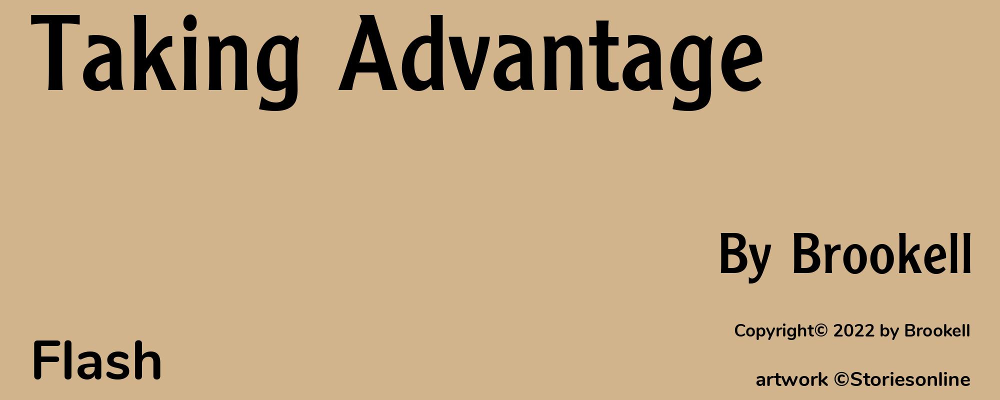 Taking Advantage - Cover