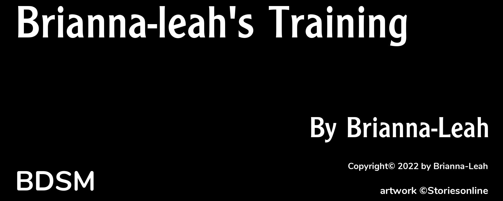 Brianna-leah's Training - Cover