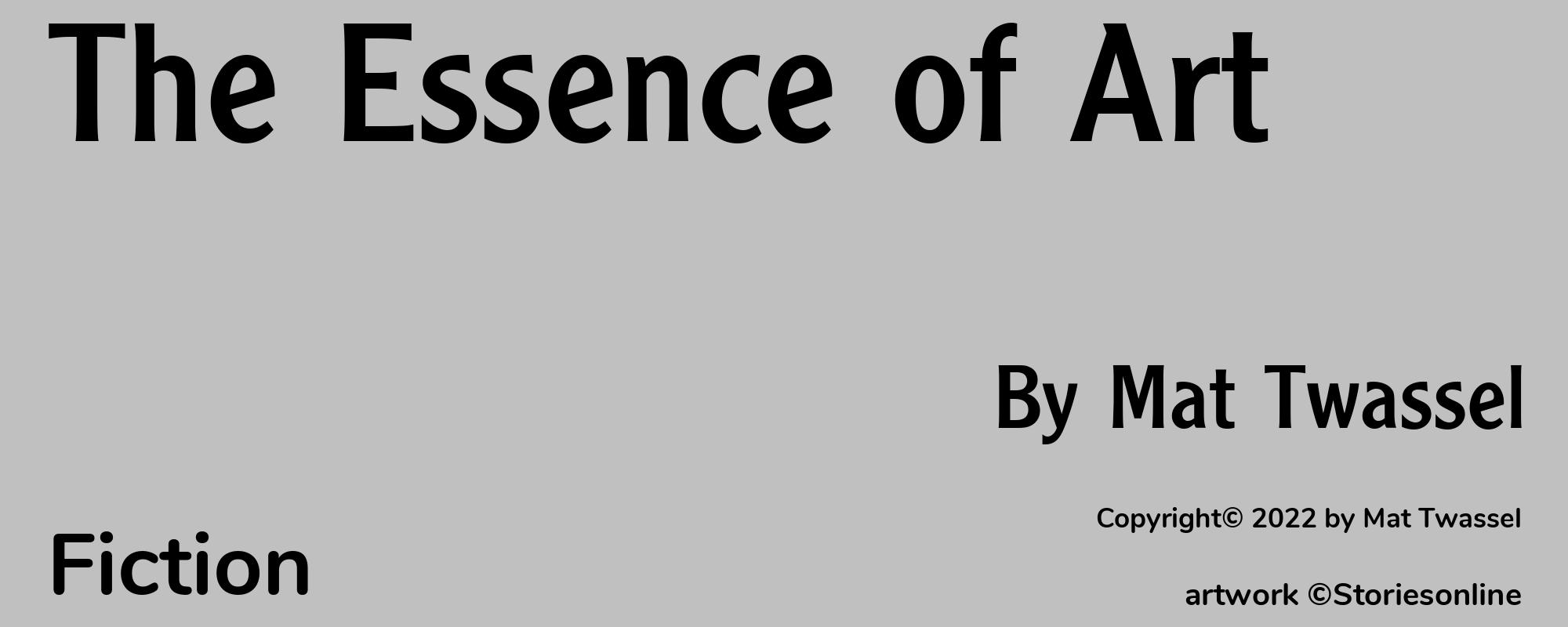 The Essence of Art - Cover