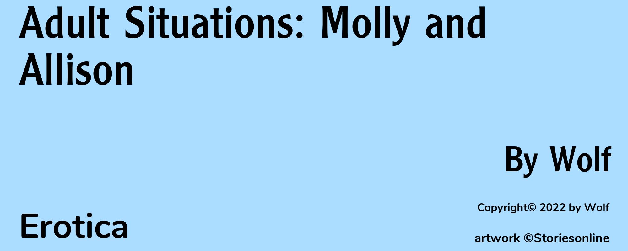 Adult Situations: Molly and Allison - Cover