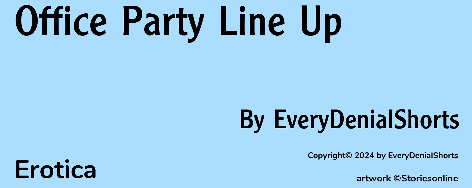 Office Party Line Up - Cover