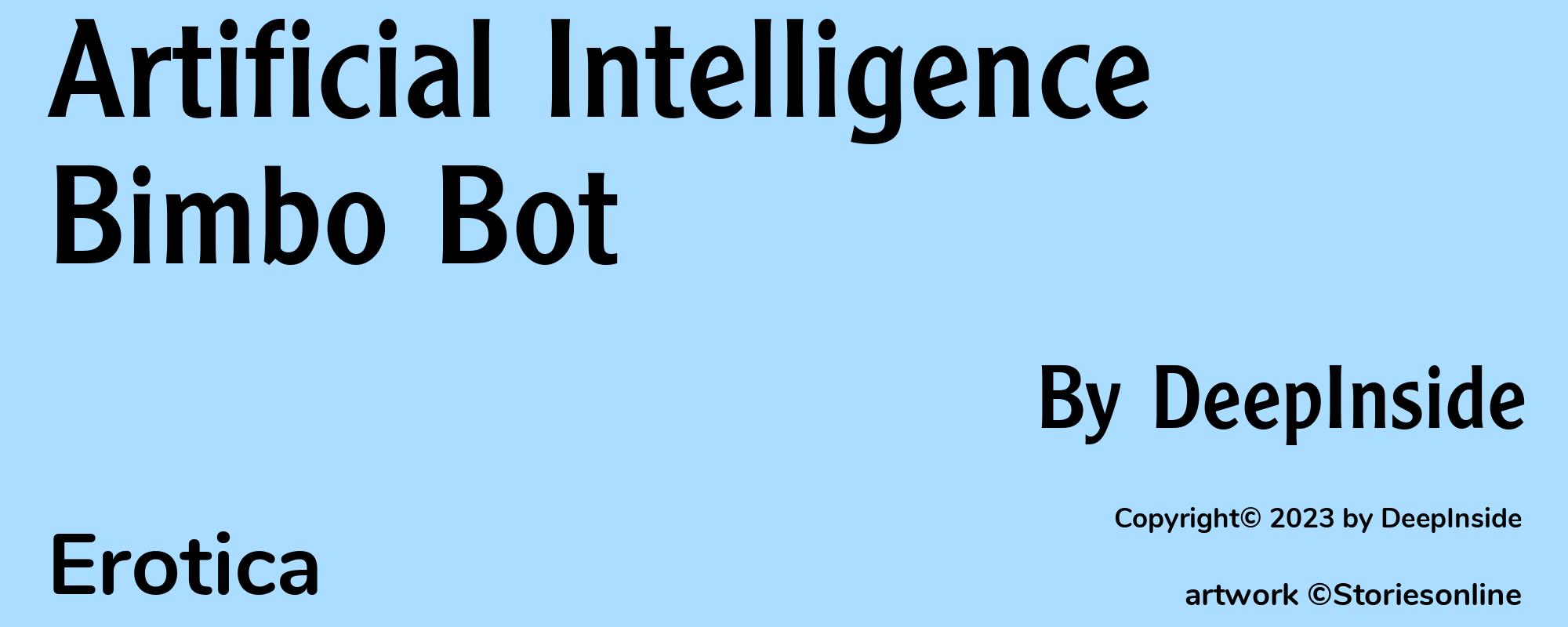 Artificial Intelligence Bimbo Bot - Cover