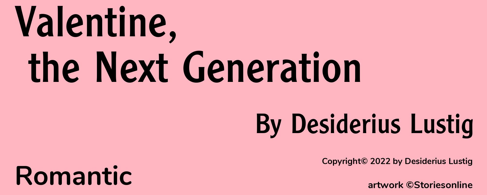 Valentine, the Next Generation - Cover