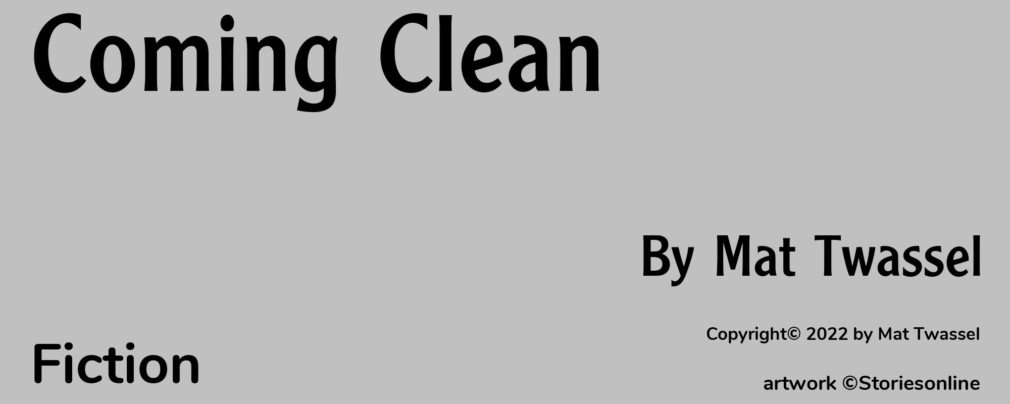 Coming Clean - Cover