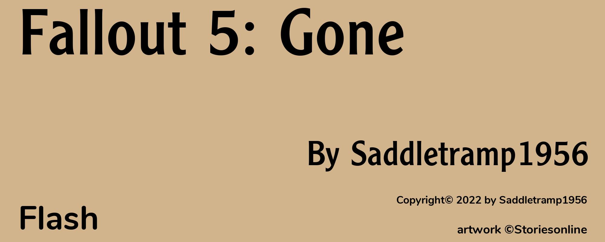 Fallout 5: Gone - Cover