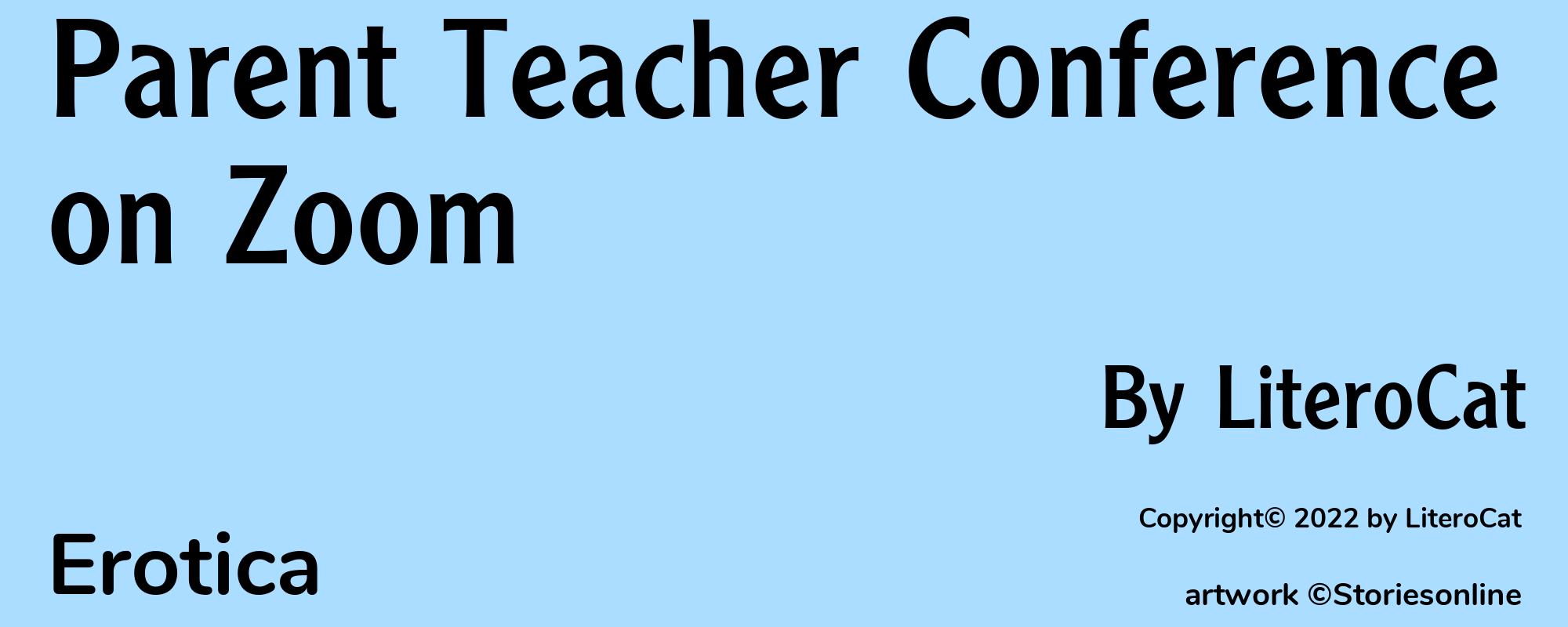 Parent Teacher Conference on Zoom - Cover