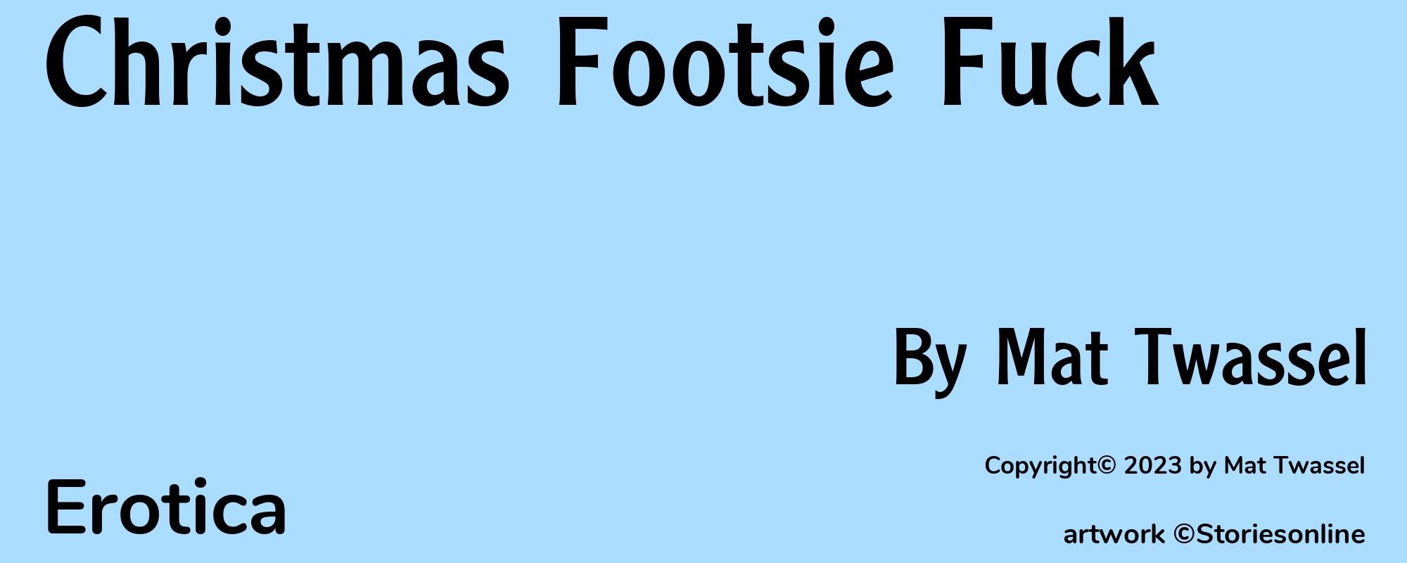 Christmas Footsie Fuck - Cover