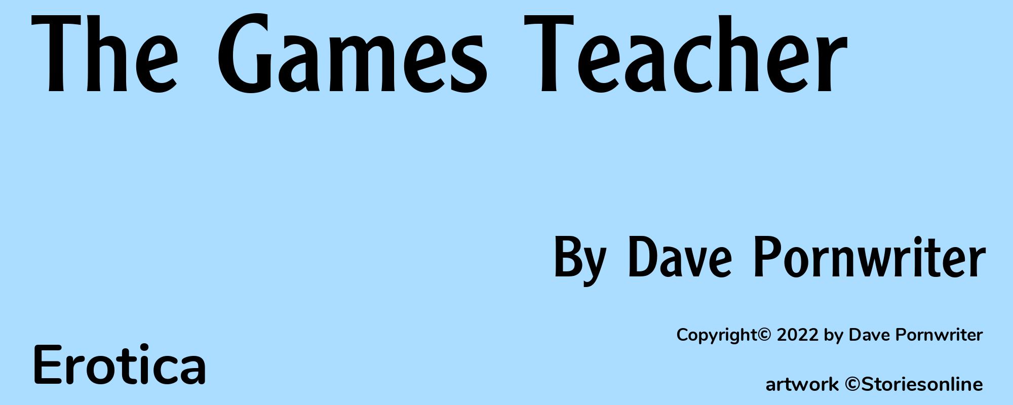 The Games Teacher - Cover
