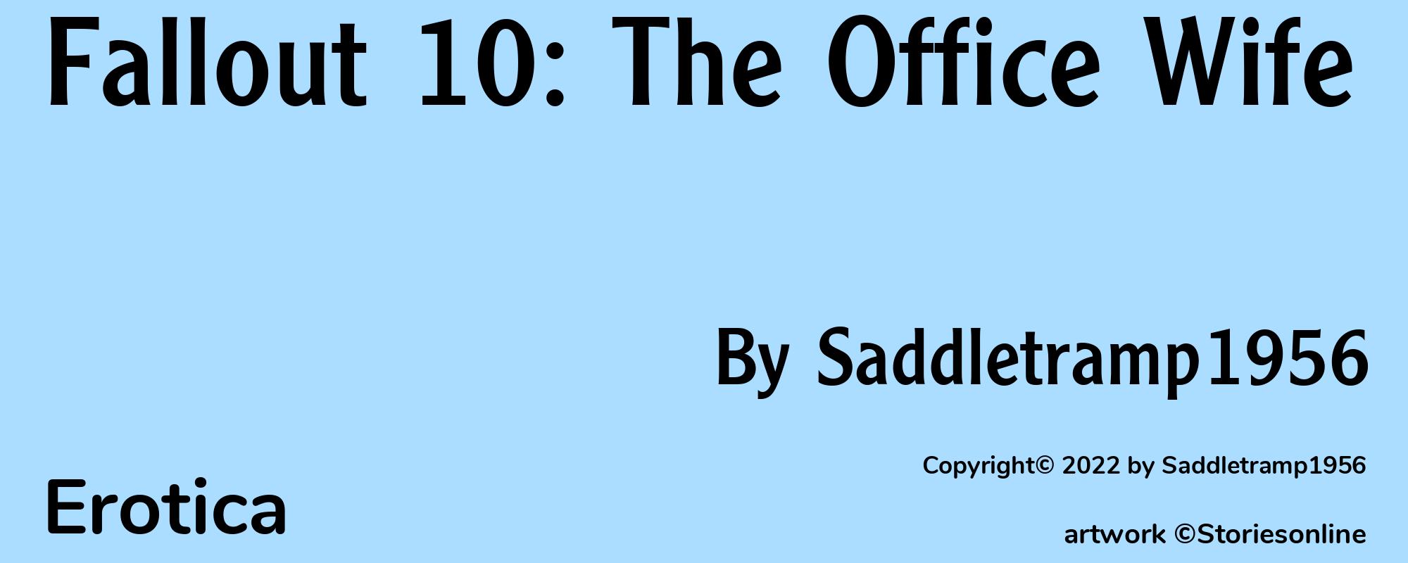 Fallout 10: The Office Wife - Cover